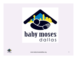 Abandoned Babies - Baby Moses Dallas