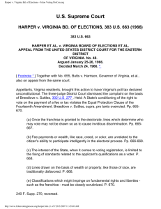 Harper v. Virginia Bd. of Elections