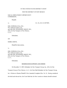 EEOC v. DHL Express USA Inc (f/k/a Airborne Express Inc) et al