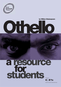 Othello Ed pack pdf - Royal Exchange Theatre