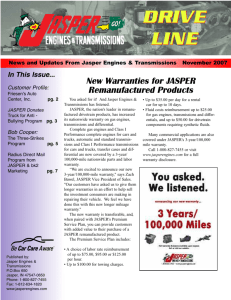 November 2007 - Jasper Engines & Transmissions