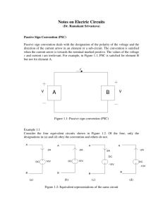 Notes on Circuits Prepared by Dr. Srivastava