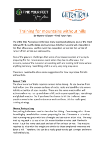 Training for mountains without hills