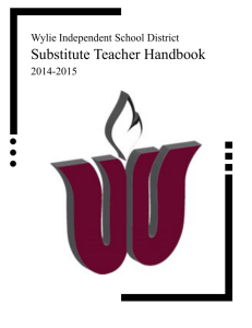 Substitute Handbook