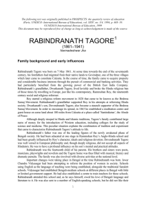 Rabindranath Tagore - International Bureau of Education