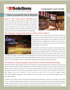 Stew Leonard's Farm Market Corporate Case Study