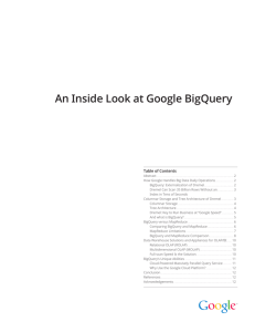 An Inside Look at Google BigQuery