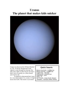 Uranus - Peterborough Astronomical Association