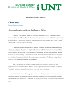 Chemistry - Division of Student Affairs