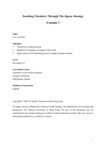 Uses of EDTA (PDF file, 146 KB) - The Chinese University of Hong