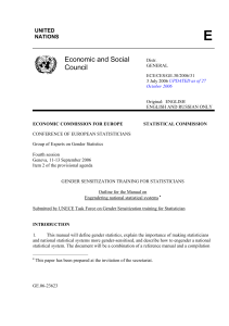 Economic and Social Council - Millennium Development Goals