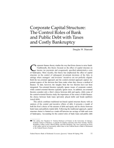 Corporate Capital Structure - Federal Reserve Bank of Richmond