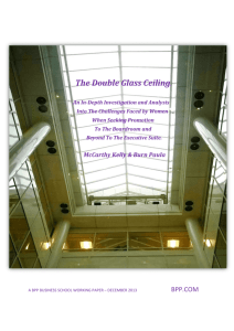 The Double Glass Ceiling