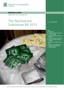 New Psychoactive Substances
