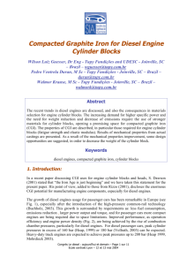 Compacted Graphite Iron for Diesel Engine Cylinder Blocks