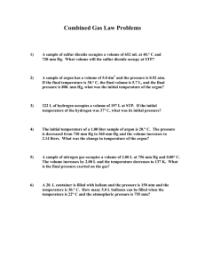 Combined Gas Law Problems
