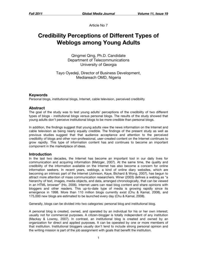 credibility-perceptions-of-different-types-of