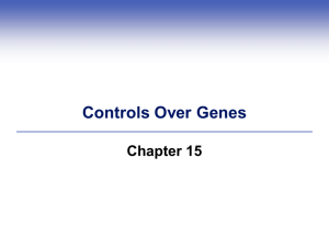 Controls Over Genes