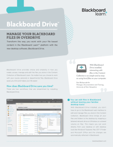 Blackboard Drive™
