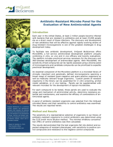 Antibiotic-Resistant Microbe Panel