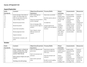 AP Spanish 9-10 - Galena High School