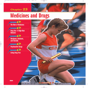 Chapter 23: Medicines and Drugs - San Leandro Unified School