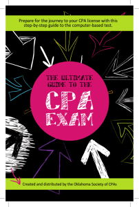 OSCPA's Ultimate Guide to the CPA Exam