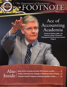 Ace Of Accounting Academia - College of Business