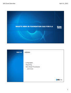 Langston_What's New in Foundation SAS for 9.4