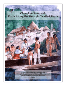 Cherokee Removal: Forts Along the Georgia Trail of Tears