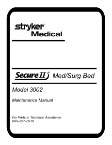 Stryker Secure 2 3002 - Frank's Hospital Workshop