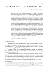 paralaw: antonym of natural law