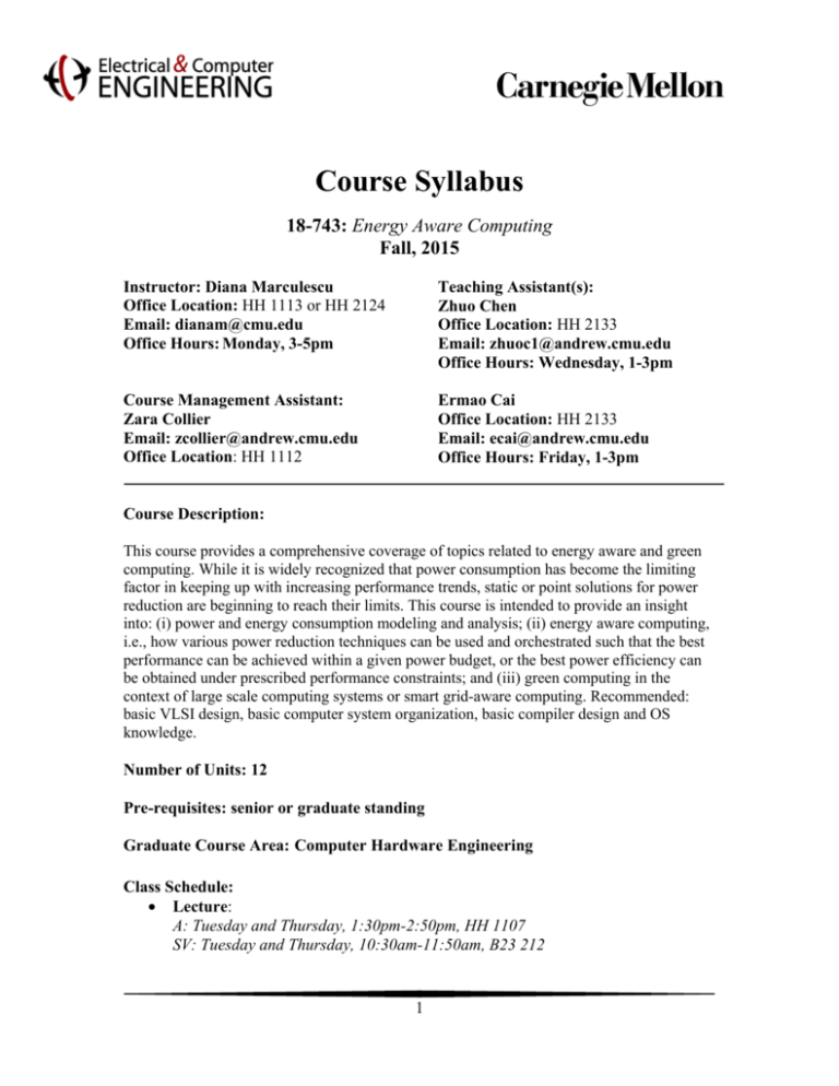 Course Syllabus