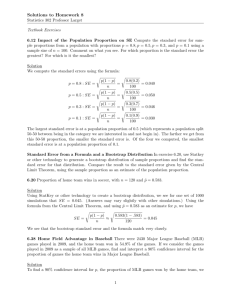 Solutions to Homework 8