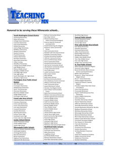 Distribution List  - Teaching Today Minnesota