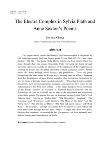 The Electra Complex in Sylvia Plath and Anne Sexton's Poems