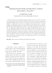 Exploring Psychic Reality through Poetry Analysis: Sylvia Plath's