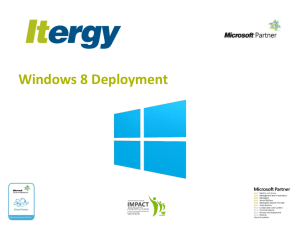 Windows 8 Deployment