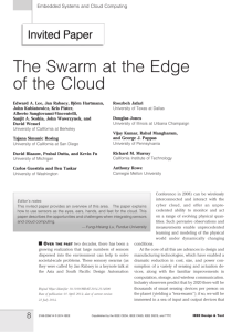 The Swarm at the Edge of the Cloud