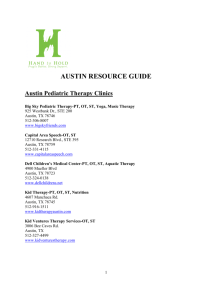 Austin Pediatric Therapy Clinics