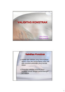 validitas konstrak