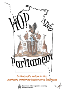 Hop into Parliament book for middle school students