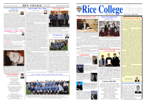 rice college news - Rice College Westport