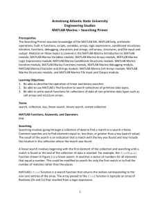 Searching Primer - Engineering Studies Program