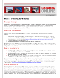 Master of Computer Science