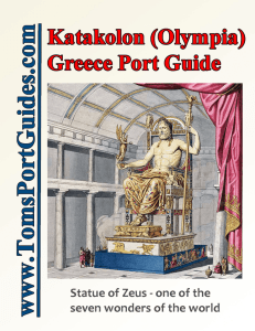 Toms Katakolon (Olympia) Cruise Port Guide