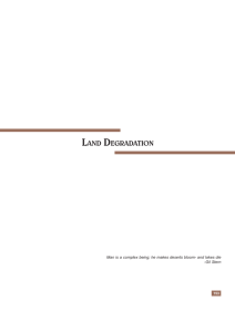 land degradation - Department of Ecology & Environment