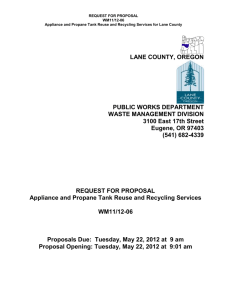 lane county, oregon public works department waste management