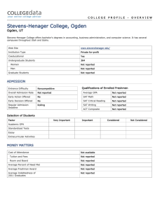 Stevens-Henager College, Ogden College Profile
