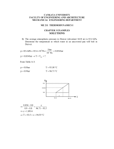 ME 211 CH 3 Example Solutions
